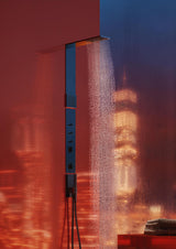 AXOR ShowerComposition Duschpaneel mit Thermostat, Kopf- und Schulterbrause Chrom
