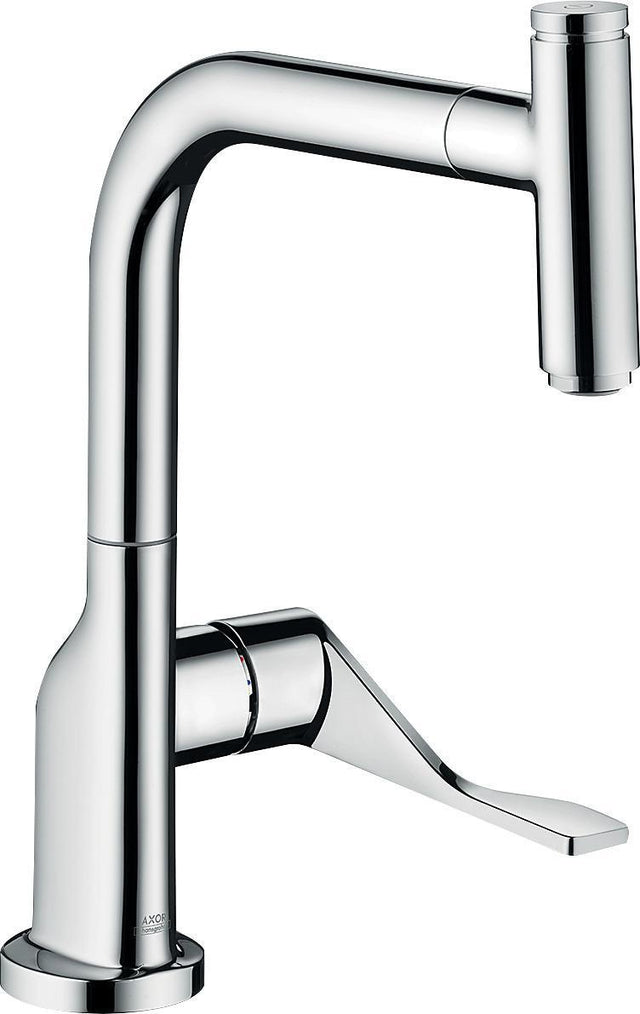 AXOR CITTERIO Select Küchenmischer mit Ausziehbrause, Eco mattschwarz – ComfortZone 230