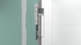 HANSGROHE XtraStoris Rock Toilettenbürstenhalter mit Papierhalter, befliesbare Tür, mattweiß