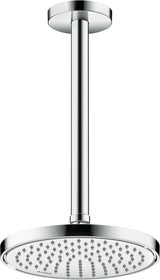 AXOR Kopfbrause 220 1jet EcoSmart Chrom – Rain-Duschkopf mit Antikalk, 220 mm, für Wand- und Deckenmontage
