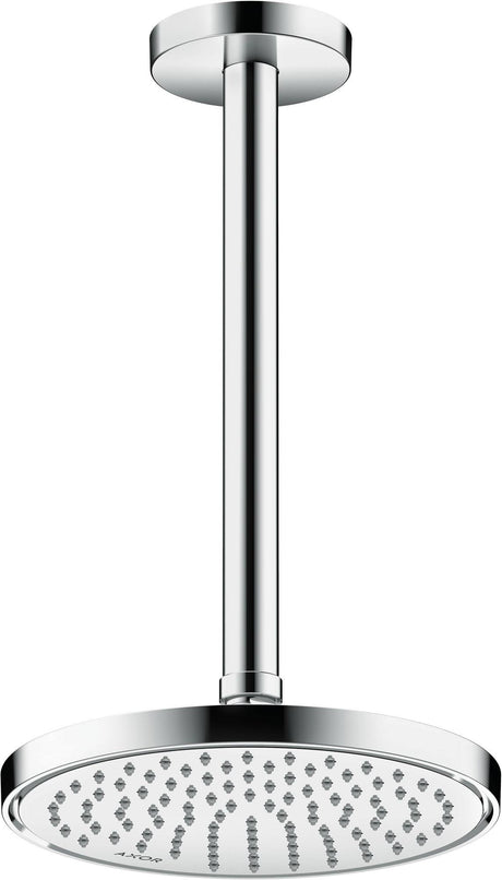 AXOR Kopfbrause 220 1jet EcoSmart Chrom – Rain-Duschkopf mit Antikalk, 220 mm, für Wand- und Deckenmontage