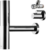 AXOR Designsiphon Set FLOWSTAR mit Eckventilen und Schubern, chrom – Flaschensiphon für Waschtische