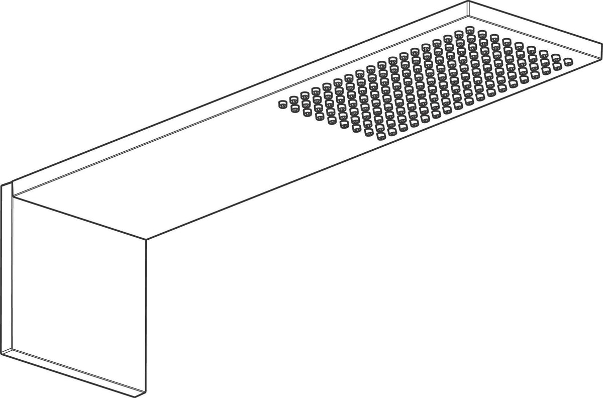 AXOR ShowerComposition Kopfbrausemodul 110/220 mm 1 Jet Chrom – PowderRain Strahlart