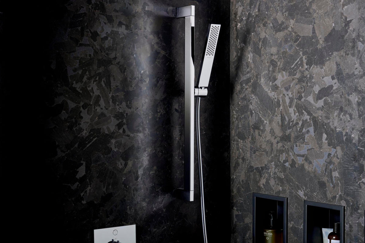 HANSGROHE Pulsify E 1jet Stabhandbrause EcoSmart Chrom – PowderRain & QuickClean