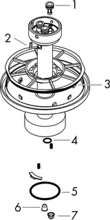 AXOR ONE Deckenanschluss DN15 300 mm für Kopfbrause 280 1jet, chrom – Hansgrohe