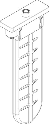 AXOR Citterio C Fertigset softsquare Chrom – sBox Schlauchbox für Wannen- und Fliesenrand