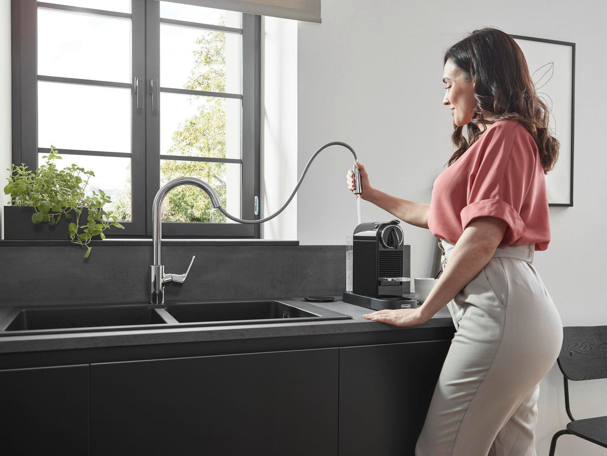 HANSGROHE Focus M41 Einhebel-Küchenmischer 240 mit Ausziehbrause, Chrom