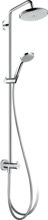 HANSGROHE Showerpipe Croma 220 AIR RENO DN 15 – Duschsystem mit 220 mm Kopfbrause in Chrom