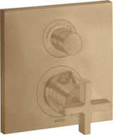 AXOR CITTERIO Unterputz-Thermostat mit Ab-/Umstellventil Kreuzgriff Chrom