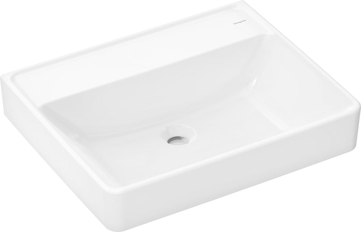 HANSGROHE Waschtisch Xanuia Q 600x480mm mit SmartClean Glasur, wandhängend, weiß