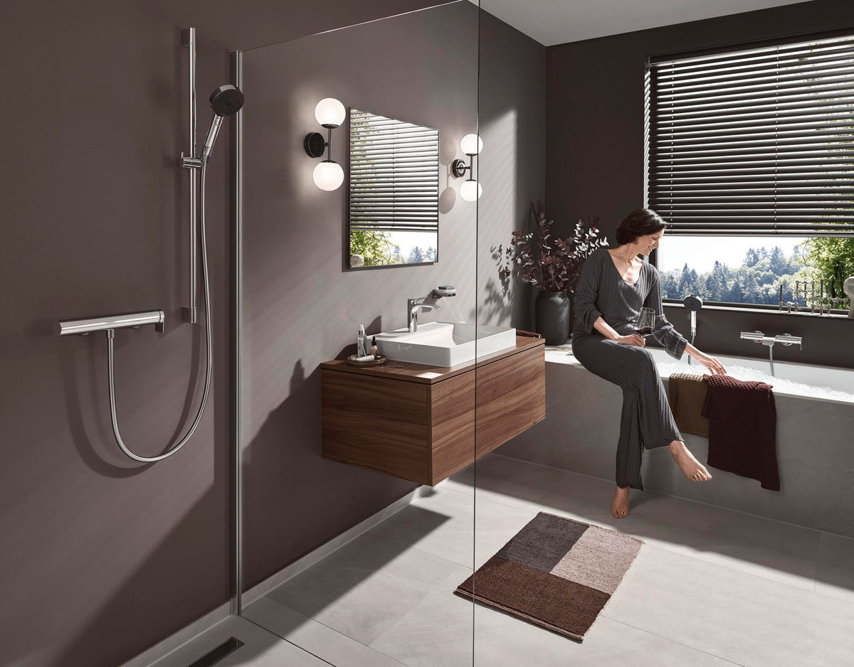 Hansgrohe Vivenis Einhebel-Brausemischer Aufputz Chrom – Temperaturbegrenzung & Keramikmischsystem