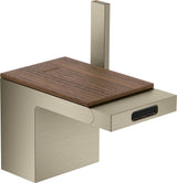AXOR MYEDITION Einhebel-Bidetmischer ohne Platte polished gold optic mit Push-Open Ablaufgarnitur