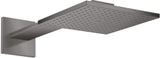AXOR Kopfbrause 250/250 1jet Chrom mit Brausearm – PowderRain Strahl für Wandmontage