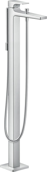 HANSGROHE Metropol Einhebel-Wannenmischer bodenstehend DN15 Chrom mit Stabhandbrause