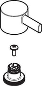 HANSGROHE Griff Zesis für 2-Loch Wannenrandarmatur – Warmwasser, chrom