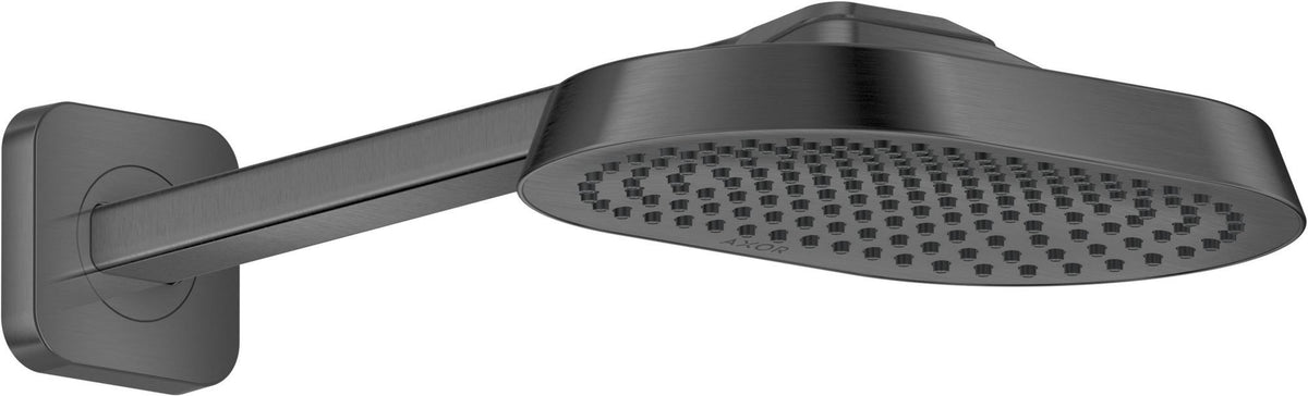 AXOR ShowerSphere 1jet EcoSmart Kopfbrause 250 x 160 mm mit Brausearm – Rain FlexPower