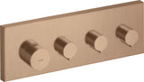 AXOR STARCK SHOWERCOLLECTION Thermostatmodul DN 20 für 3 Verbraucher, eckig, Chrom