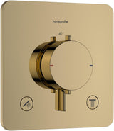 HANSGROHE Ecostat Comfort Q Thermostat UP Fertigset für 2 Verbraucher – Temperatur- und Volumensteuerung