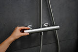 HANSGROHE Showerpipe Pulsify S Puro 1 Jet mit EcoSmart-Thermostat in Chrom
