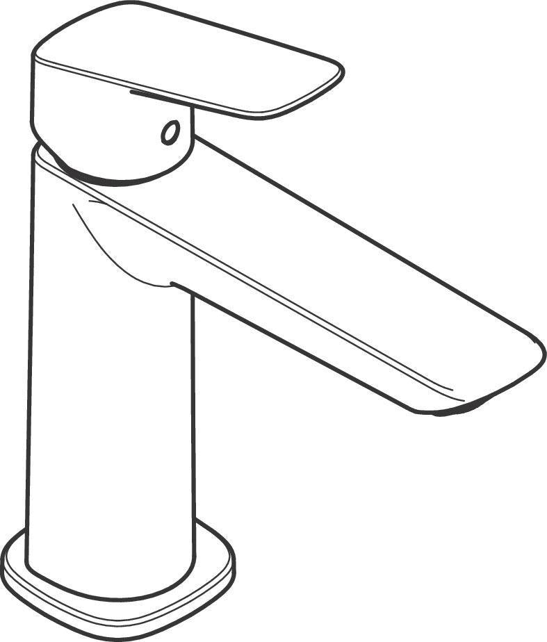 HANSGROHE HG Einhebel-Waschtischmischer 110 LOGIS mit Zugstangen-Ablaufgarnitur, chrom