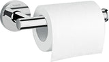 HANSGROHE Logis Universal Papierrollenhalter chrom – Wandmontage, Messing, ohne Deckel
