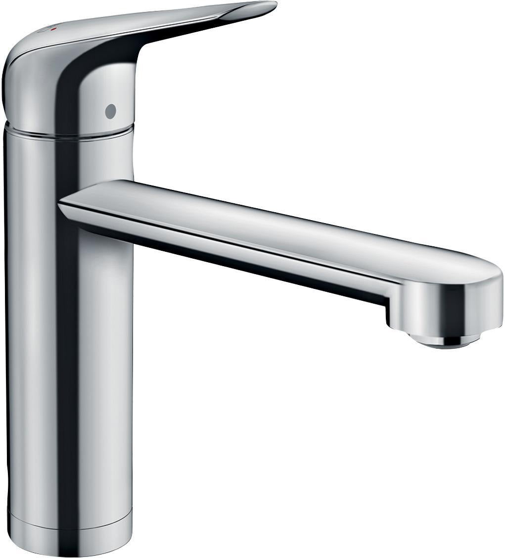 HANSGROHE Focus M42 Spültischmischer M423-H120 mit 360° Schwenkauslauf und Vorfenstermontage in Chrom