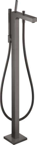 schwarz / brushed black chrome