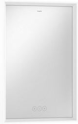 HANSGROHE Xarita E Wandspiegel 500x700 mm, LED, SmartTouch, AntiFog, mattweiß