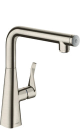 HANSGROHE Metris Select M71 Küchenmischer 260 mm mit Select-Knopf und schwenkbarem L-Auslauf