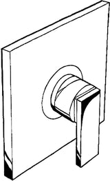 AXOR CITTERIO Brause-Einhandhebelmischer DN 15 UP chrom – Unterputz Armatur mit Keramikmischsystem