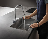 Hansgrohe HG Spültischmischer 170 Aquno Select M81 mit Ausziehbrause 3jet Chrom