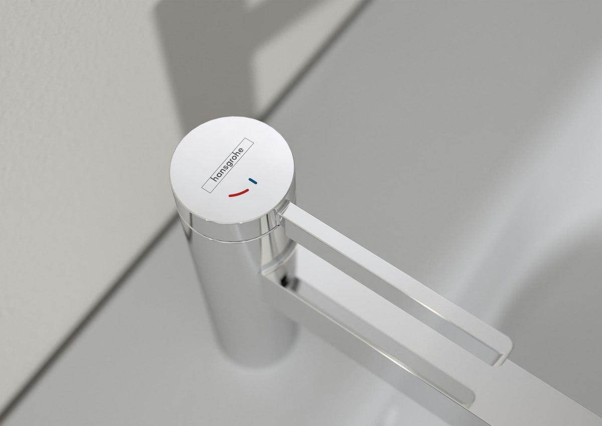 HANSGROHE Finoris Einhebel-Waschtischmischer 110 mit Zugstangen-Ablaufgarnitur, chrom