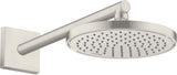 AXOR Kopfbrause 220 1jet EcoSmart Chrom – Rain-Duschkopf mit Antikalk, 220 mm, für Wand- und Deckenmontage