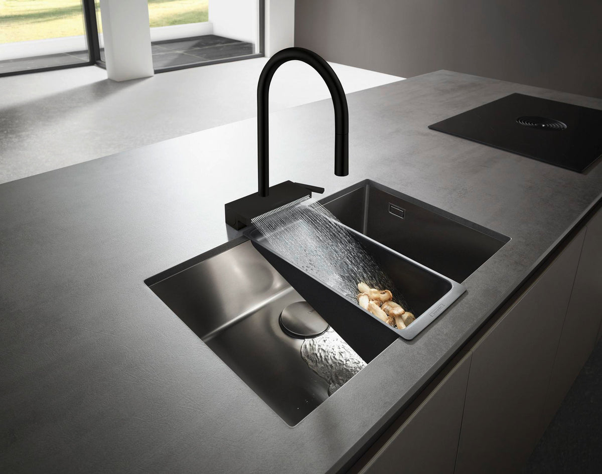 HANSGROHE Aquno Select M81 Spültischmischer 170 mit Ausziehbrause 3jet sBox chrom