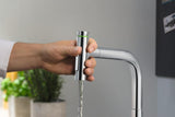 HANSGROHE Metris Select M71 Spültischmischer 200 Select 2jet mit Ausziehbrause und sBox, chrom
