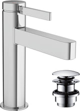 HANSGROHE Finoris Einhebel-Waschtischmischer 110 mit Zugstangen-Ablaufgarnitur, chrom