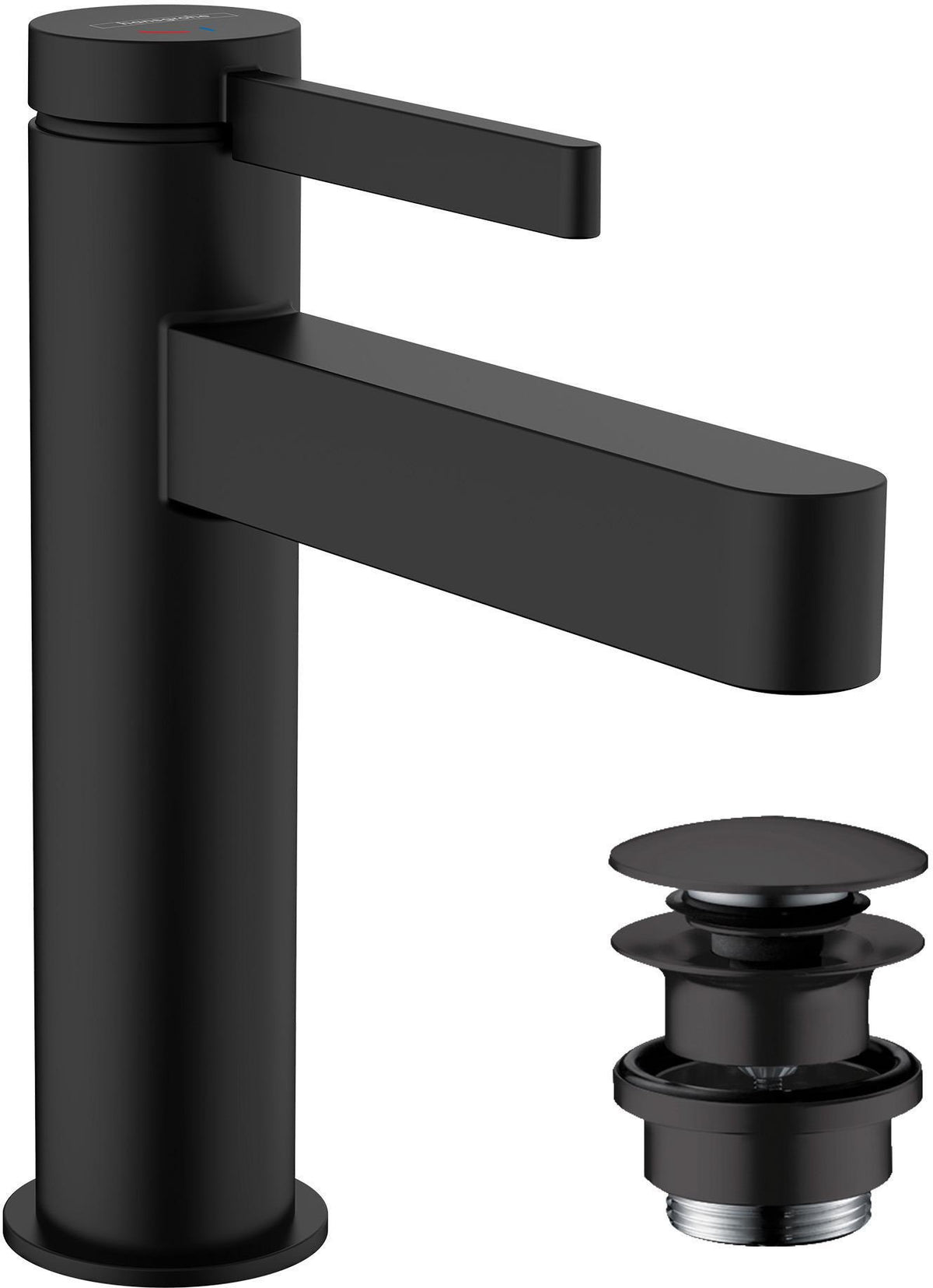 HANSGROHE Finoris Einhebel-Waschtischmischer 110 mit Zugstangen-Ablaufgarnitur, chrom