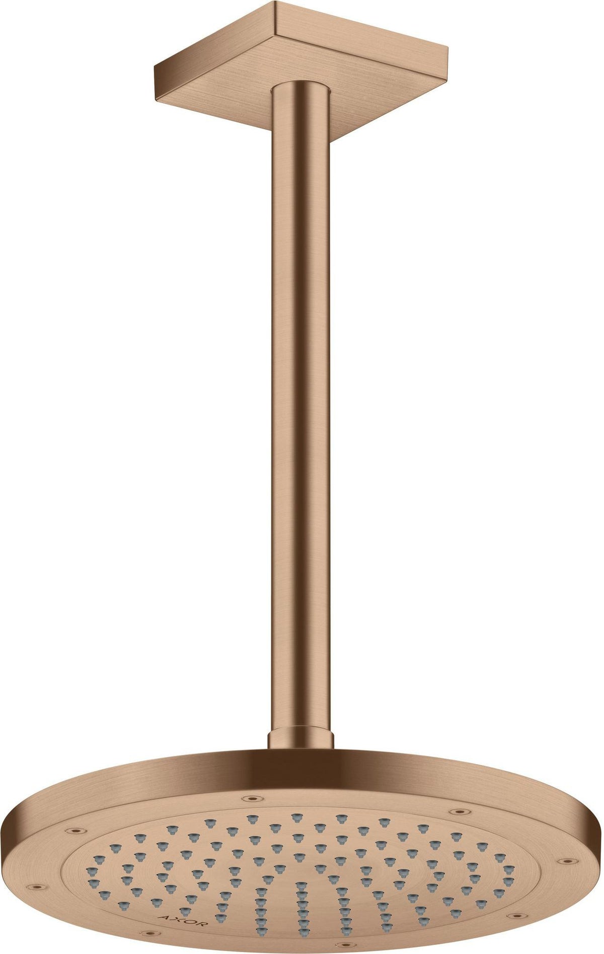 AXOR Kopfbrause 245 1 Jet EcoSmart Chrom – Rain-Duschkopf für Wand- und Deckenmontage