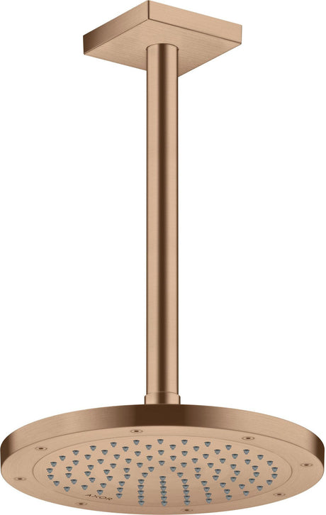 AXOR Kopfbrause 245 1 Jet EcoSmart Chrom – Rain-Duschkopf für Wand- und Deckenmontage