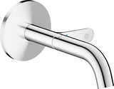 AXOR One Unterputz Waschtischmischer 160 mm Select Chrom – Wandmontage mit Ablaufgarnitur