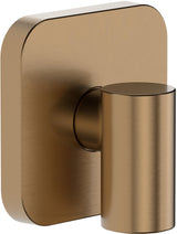HANSGROHE Wandanschluss FixFit Fine Q mit Rückflussverhinderer – schwarz, 1/2 Zoll, 65 mm Rosette
