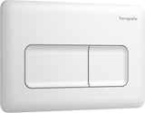 Hansgrohe iFrame Original Q Betätigungsplatte mit 2-Mengen-Spülung in Chrom
