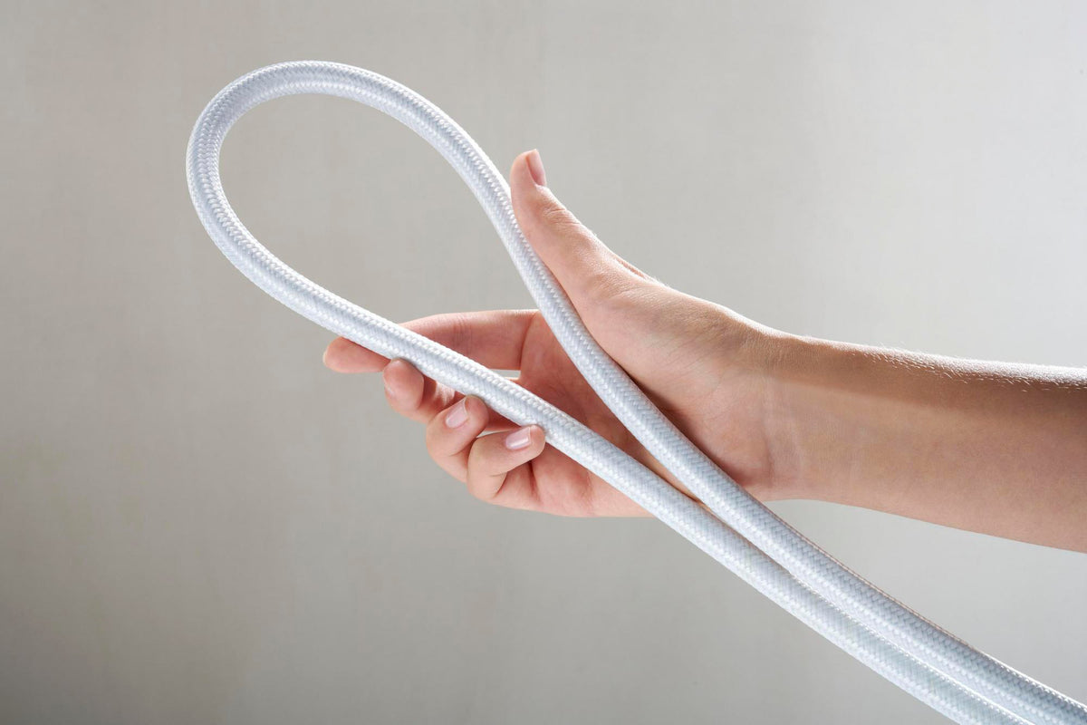 Hansgrohe Designflex Textilbrauseschlauch 160 cm Chrom – Recycled PET, Knickgeschützt, Drehwirbel