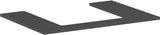 HANSGROHE Xilesa E Konsole 780x550mm Eiche mit mittigem Ausschnitt für Aufsatzwaschtisch