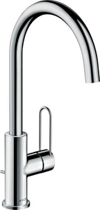 für 1 Hahnloch / chrom / 174 mm