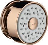 AXOR Seitenbrause 1jet DN 15 mit runder Rosette in Chrom – 65 mm, Rain-Strahl, verstellbar