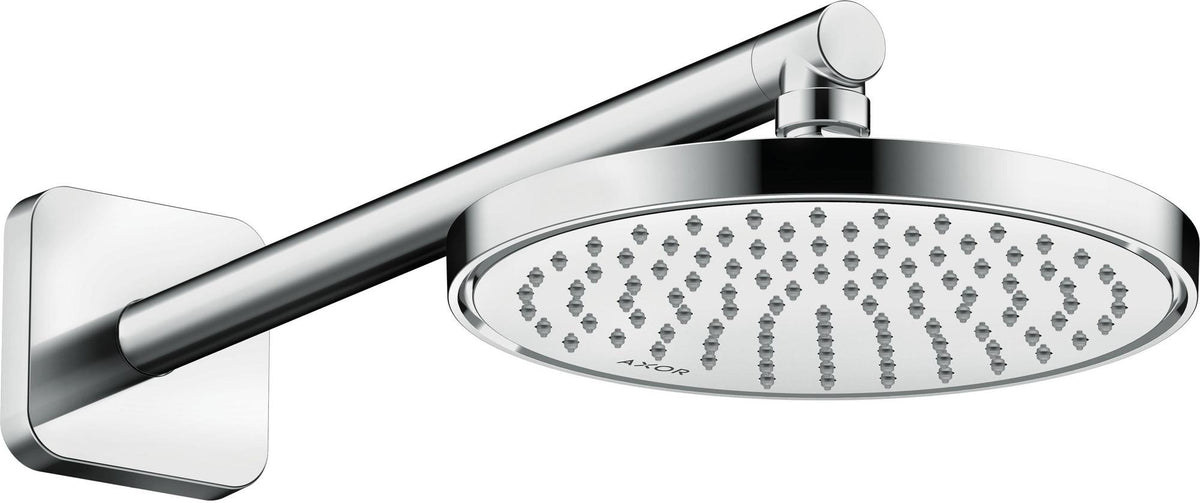 AXOR Kopfbrause 220 1jet EcoSmart Chrom – 220 mm Rain-Duschkopf für Wand- und Deckenmontage