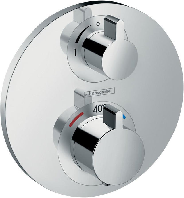 HANSGROHE Ecostat S Unterputz-Thermostat für 1 Verbraucher, chrom – präzise Temperaturregelung