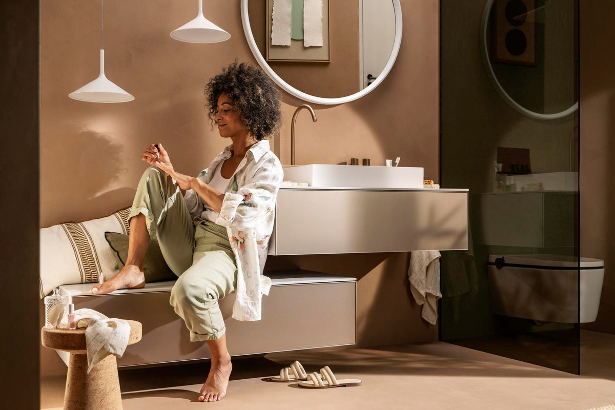 HANSGROHE Waschtischunterschrank Xevolos E 980 mm grifflos mit PushOpen und SoftClose