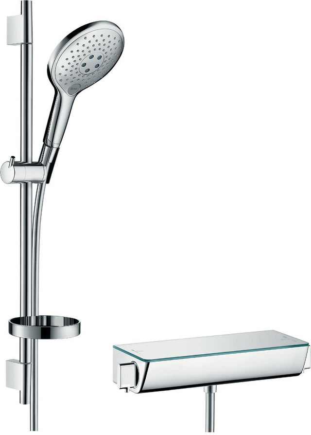 HANSGROHE Raindance Select S Brausekombi 650 mm Chrom – Duschsystem mit Thermostat & 3 Strahlarten